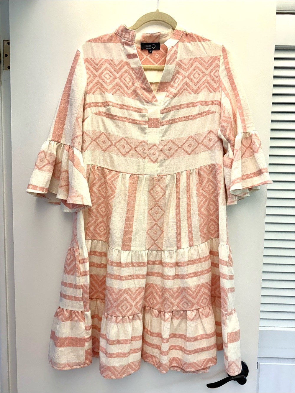 Bohemian knee length dress..